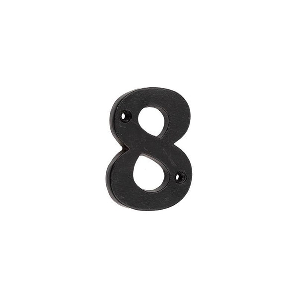 Valley Forge - Door Numerals Black No. 8 - Black - VFB15-8 - Choice Handles