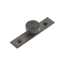 Hoxton - Murray Cupboard Knobs 40mm Stepped Backplate - Dark Bronze - HOX-1140DB-6090DB - Choice Handles