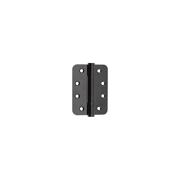 Jedo - Certifire Stainless Steel Grade 13 Radiused Ball Bearing Hinges 102x76x3mm - Black - J9633BL - Choice Handles