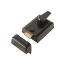 Jedo - Standard Stile Night Latches 90mm - Black - JL5021BL - Choice Handles