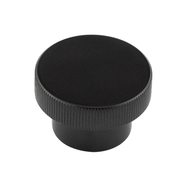 Hoxton - Thaxted Cupboard Knobs 40mm - Matt Black - HOX240MB - Choice Handles
