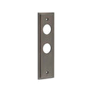 Burlington - Lever Handle Bathroom Backplate - Dark Bronze - BUR453DB - Choice Handles