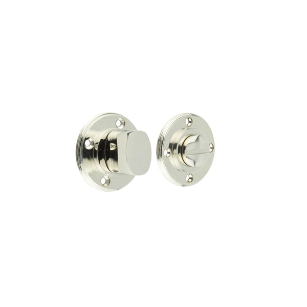 Burlington - Turns & Releases Inner 3 (without Rose) - Polished Nickel - BUR81PN - Choice Handles