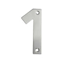Frelan - 100mm Numerals 100mm No. 1 - Satin Stainless Steel - JSS-1 - Choice Handles