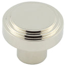 Hoxton - Cropley Cupboard Knobs 30mm - Polished Nickel - HOX1030PN - Choice Handles