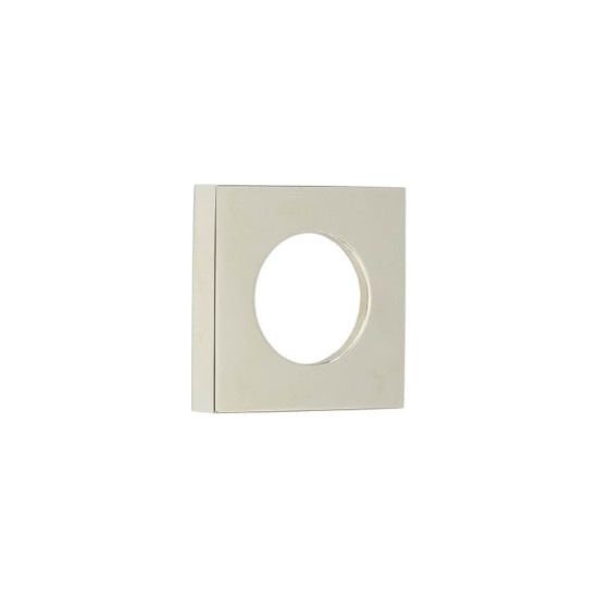 Burlington - Square Plain Outer Rose - Polished Nickel - BUR150PN - Choice Handles