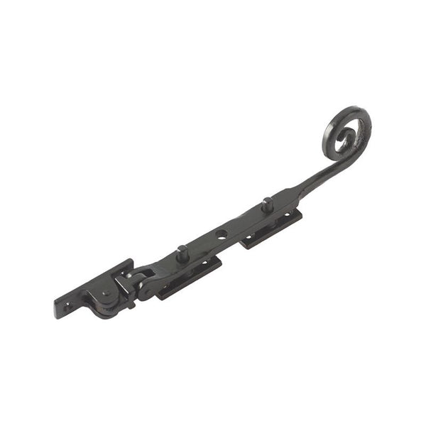 Valley Forge - Valley Forge Curly Tail Casement Stays 203x15x6mm - Black - VFB20A - Choice Handles