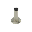 Burlington - Plain Wall Mounted Door Stops Chamfered Rose - Satin Nickel - BUR-970SN-972SN - Choice Handles