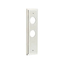 Burlington - Lever Handle Bathroom Backplate - Polished Nickel - BUR453PN - Choice Handles