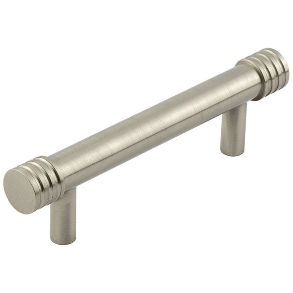 Hoxton Sturt Cabinet Handles 96mm Ctrs  - Satin Nickel - HOX450SN - Choice Handles