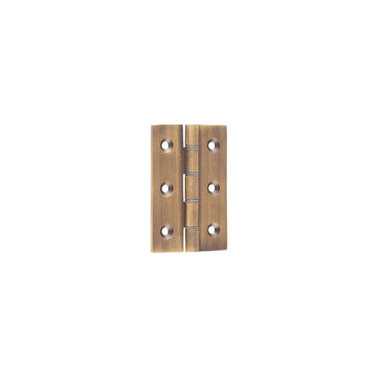 Frelan - Double Phosphor Bronze Washered Hinges 76x50x2.5mm - Antique Brass - J9017AB - Choice Handles