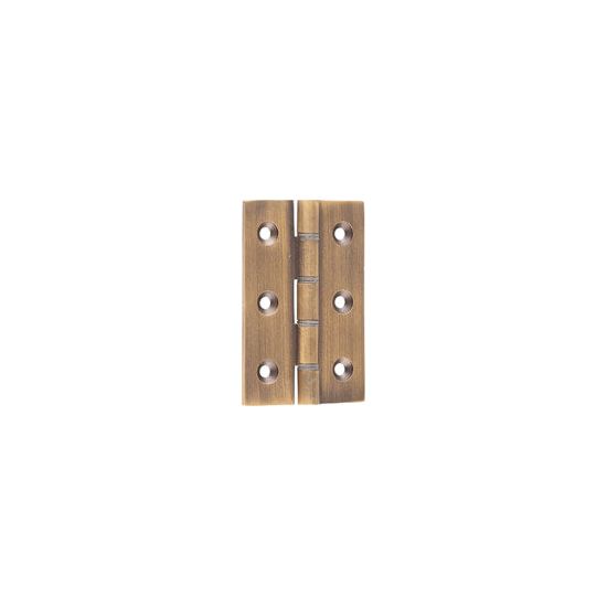 Frelan - Double Phosphor Bronze Washered Hinges 76x50x2.5mm - Antique Brass - J9017AB - Choice Handles