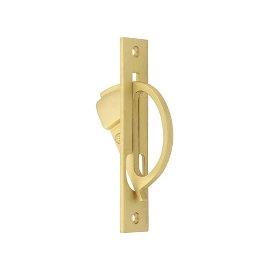 Burlington  - Sliding Door Edge Pull - Satin Brass - BUR280SB - Choice Handles