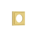 Burlington - Square Stepped Outer Rose - Satin Brass - BUR152SB - Choice Handles
