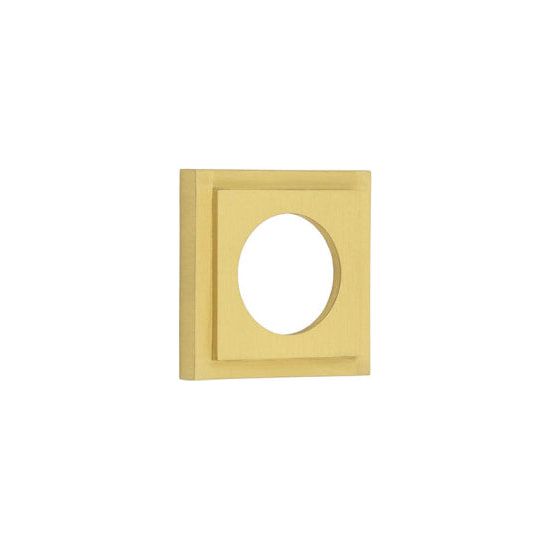 Burlington - Square Stepped Outer Rose - Satin Brass - BUR152SB - Choice Handles