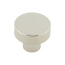 Hoxton - Thaxted Cupboard Knobs 30mm - Polished Nickel - HOX230PN - Choice Handles