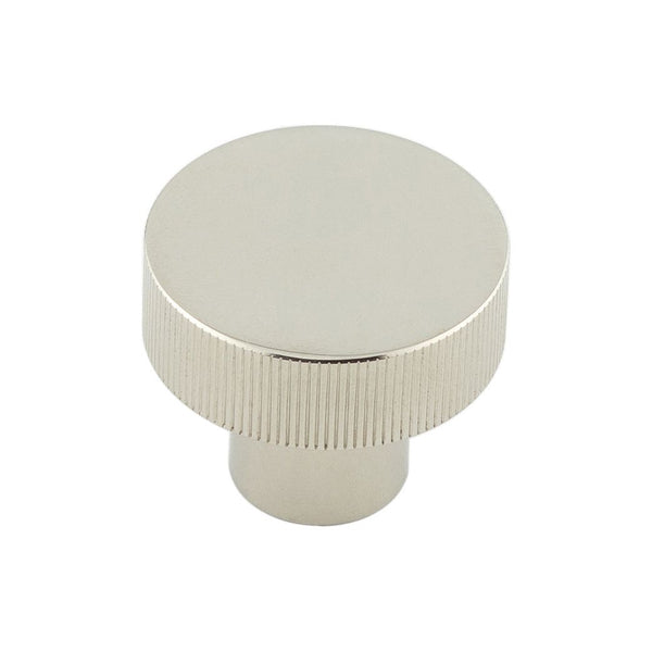 Hoxton - Thaxted Cupboard Knobs 30mm - Polished Nickel - HOX230PN - Choice Handles