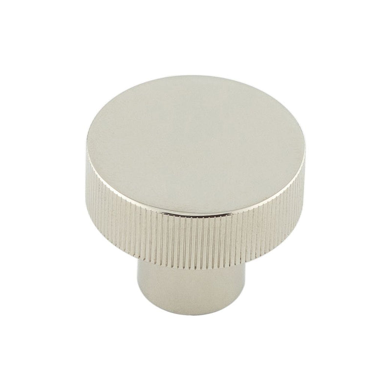 Hoxton - Thaxted Cupboard Knobs 30mm - Polished Nickel - HOX230PN - Choice Handles