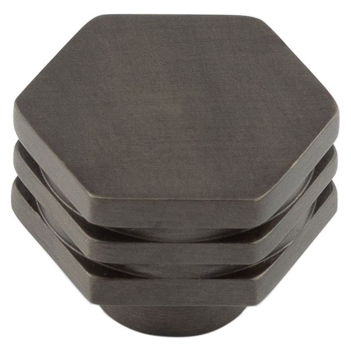 Hoxton - Nile Cupboard Knobs 30mm - Dark Bronze - HOX330DB - Choice Handles