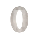 Frelan - 150mm Numerals No. 0 - Satin Stainless Steel - JNSS-0 - Choice Handles