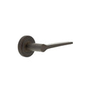 Burlington - Knightsbridge Door Handle on Stepped Rose  - Dark Bronze - BUR20KIT81 - Choice Handles