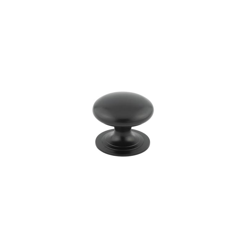 Nero - Jedo Traditional Cupboard Knobs 50mm - Black - JMB47E - Choice Handles