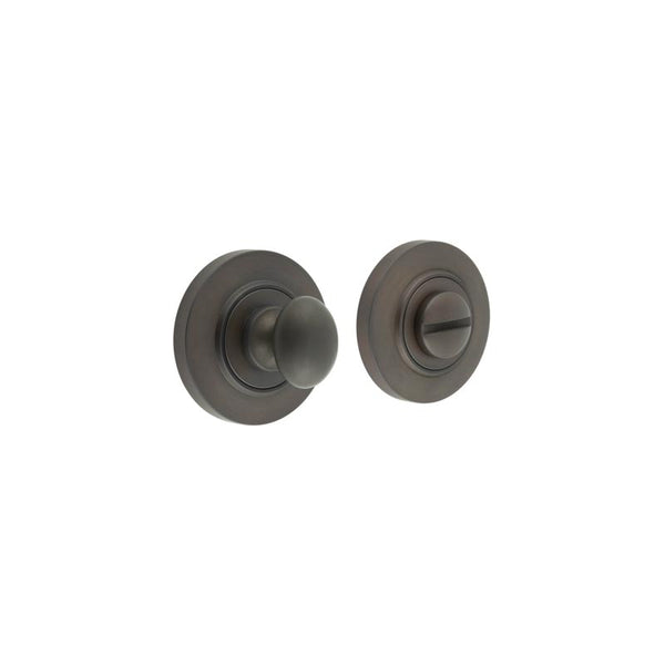 Burlington - Turns & Releases Inner 1 Chamfered Rose - Dark Bronze - BUR-80DB-51DB - Choice Handles