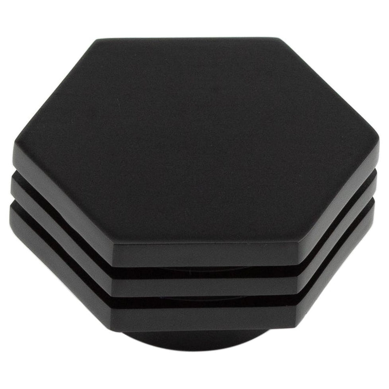 Hoxton - Nile Cupboard Knobs 40mm - Matt Black - HOX340MB - Choice Handles