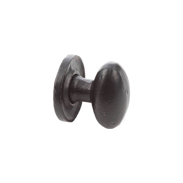 Valley Forge - Oval Cupboard Knobs 27x36mm - Black - VFB45 - Choice Handles