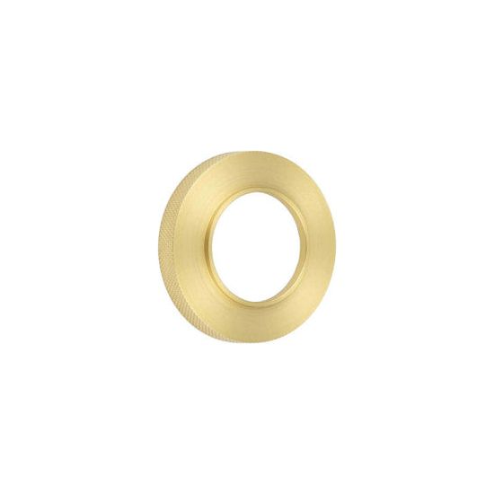 Burlington - Knurled Outer Rose - Satin Brass - BUR55SB - Choice Handles