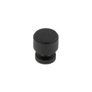 Burlington - Piccadilly Knurled Cupboard Knobs - Matt Black - BUR400MB - Choice Handles