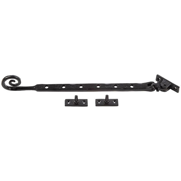 Valley Forge - Valley Forge Curly Tail Casement Stays 305x15x6mm - Black - VFB20C - Choice Handles