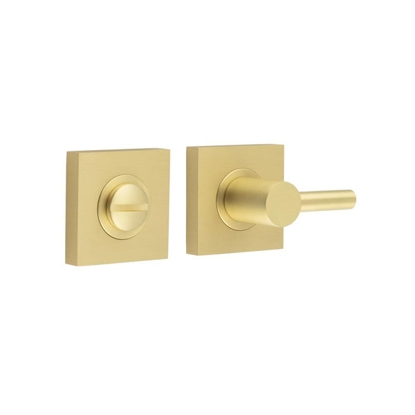 Burlington - Easy Turn & Release Square Plain Rose - Satin Brass - BUR-82SB-150SB - Choice Handles