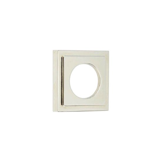 Burlington - Square Stepped Outer Rose - Polished Nickel - BUR152PN - Choice Handles