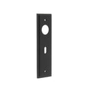 Burlington - Lever Handle Backplate Lock - Black - BUR451MB - Choice Handles