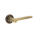 Burlington - Fitzrovia Door Handles No Rose  - Antique Brass - BUR15AB - Choice Handles