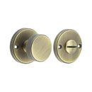 Burlington - Westbourne Knurled Turn & Release Antique Brass - Antique Brass - BUR180AB - Choice Handles