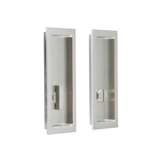 Burlington  - Rectangular Turn & Release - Satin Nickel - BUR226SN - Choice Handles