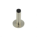 Burlington - Plain Wall Mounted Door Stops Knurled Rose - Satin Nickel - BUR-970SN-969SN - Choice Handles