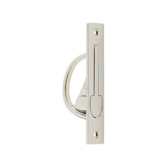 Burlington  - Sliding Door Edge Pull - Polished Nickel - BUR280PN - Choice Handles