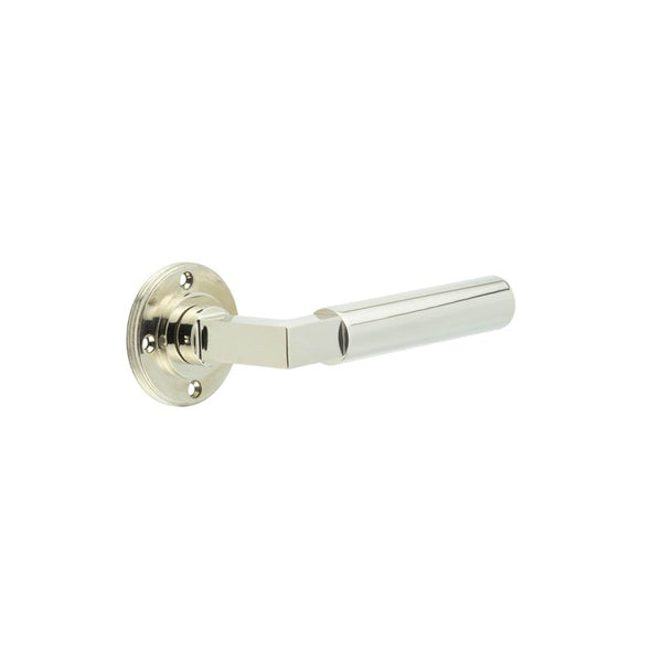 Burlington - Westminster Door Handles No Rose  - Polished Nickel - BUR30PN - Choice Handles