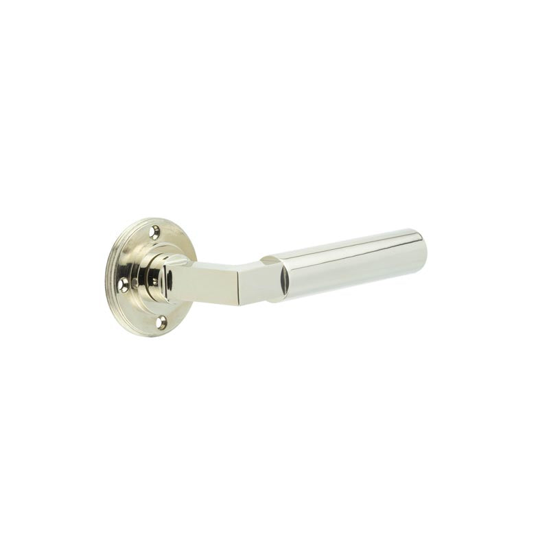 Burlington - Westminster Door Handles No Rose  - Polished Nickel - BUR30PN - Choice Handles