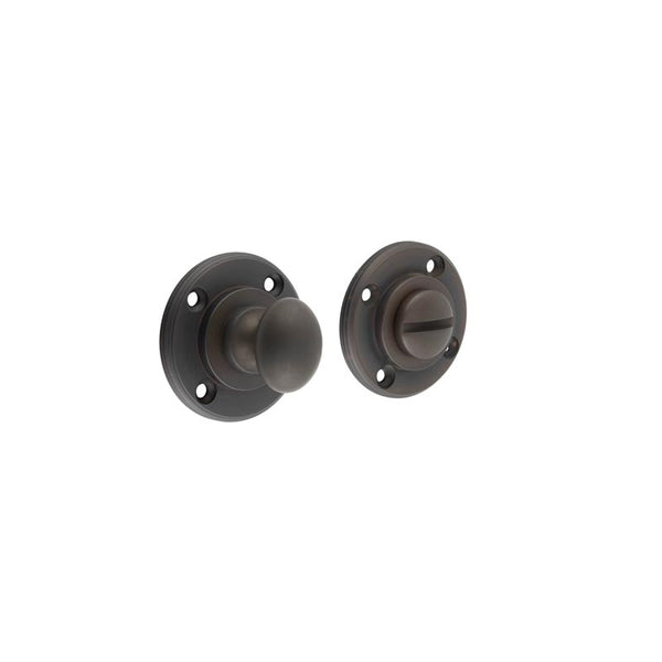 Burlington - Turns & Releases Inner 1 (without Rose) - Dark Bronze - BUR80DB - Choice Handles