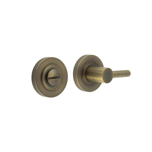 Burlington - Easy Turn & Release Plain Rose - Antique Brass - BUR-82AB-50AB - Choice Handles