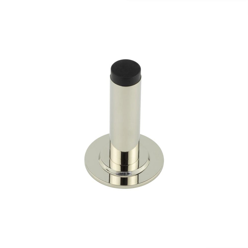 Burlington - Plain Wall Mounted Door Stops Stepped Rose - Polished Nickel - BUR-970PN-973PN - Choice Handles