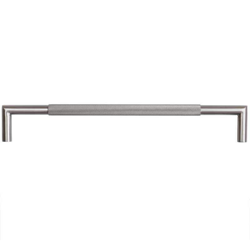 Frelan - 425x20mm GM Mitred B/T Knurled Pull Handle 304g - Gun Metal - JGM8 - Choice Handles