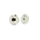 Burlington - Turns & Releases Inner 3 Chamfered Rose - Polished Nickel - BUR-81PN-51PN - Choice Handles