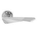 Manital Intona Lever On Round Rose - Polished Chrome - IN5CP - Choice Handles