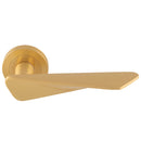 Manital Intona Lever On Round Rose - Satin Brass - IN5SB - Choice Handles