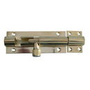 Frelan Hardware Straight Brass Barrel Bolt 100mm x 25mm - Polished Brass - J1001BE - Choice Handles
